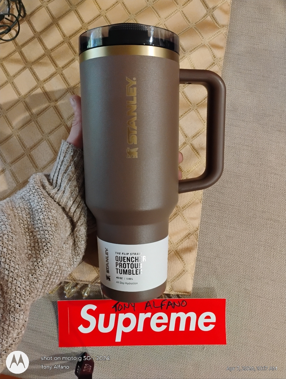 Stanley Espresso Gold 40oz Protour BNWT - In Hand Ships Fast